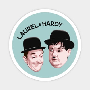 Laurel & Hardy (Color) Magnet